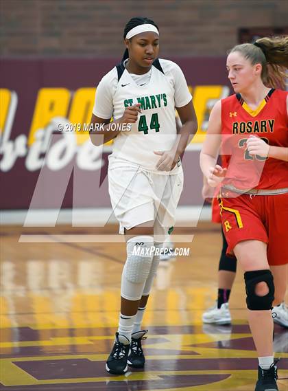 Thumbnail 3 in St. Mary's vs. Rosary Academy (Nike Tournament of Champions)  photogallery.