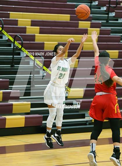 Thumbnail 3 in St. Mary's vs. Rosary Academy (Nike Tournament of Champions)  photogallery.