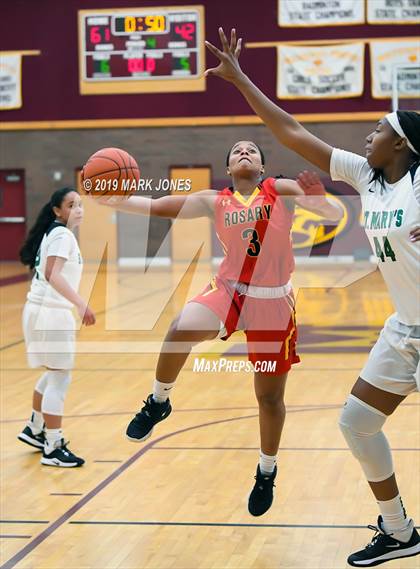Thumbnail 3 in St. Mary's vs. Rosary Academy (Nike Tournament of Champions)  photogallery.
