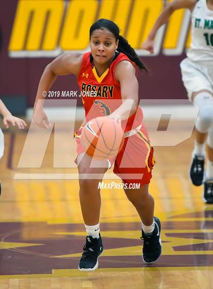 Thumbnail 2 in St. Mary's vs. Rosary Academy (Nike Tournament of Champions)  photogallery.