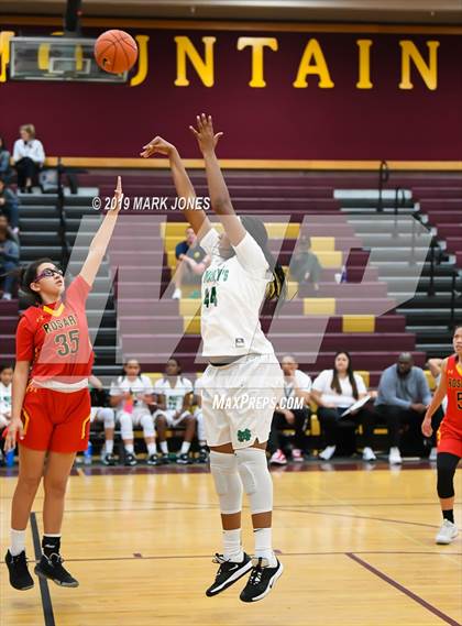 Thumbnail 1 in St. Mary's vs. Rosary Academy (Nike Tournament of Champions)  photogallery.