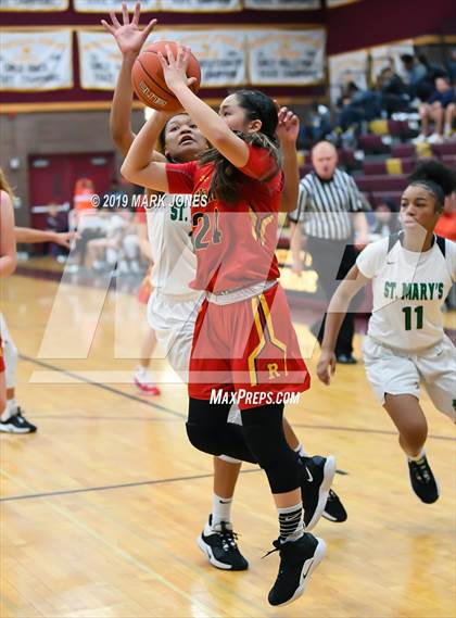 Thumbnail 3 in St. Mary's vs. Rosary Academy (Nike Tournament of Champions)  photogallery.