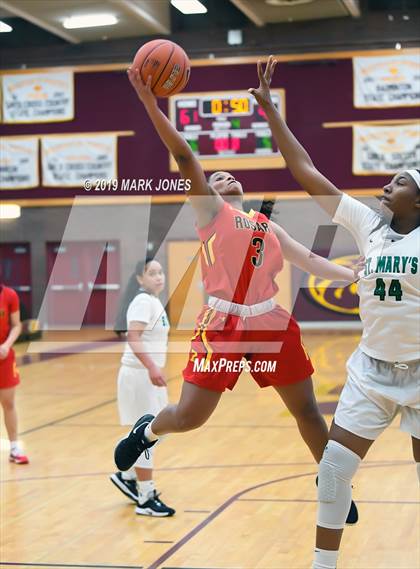 Thumbnail 2 in St. Mary's vs. Rosary Academy (Nike Tournament of Champions)  photogallery.