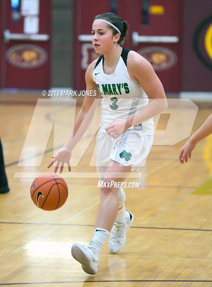 Thumbnail 2 in St. Mary's vs. Rosary Academy (Nike Tournament of Champions)  photogallery.