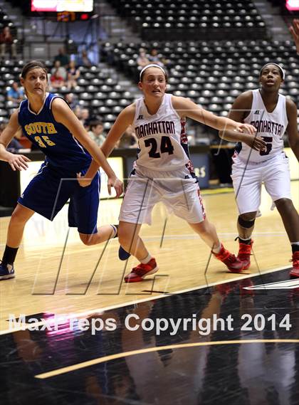 Thumbnail 1 in Manhattan vs South  (KSHSAA 6A Third Place) photogallery.