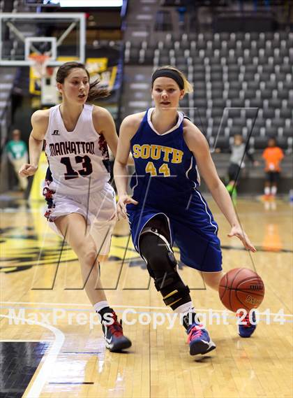 Thumbnail 1 in Manhattan vs South  (KSHSAA 6A Third Place) photogallery.