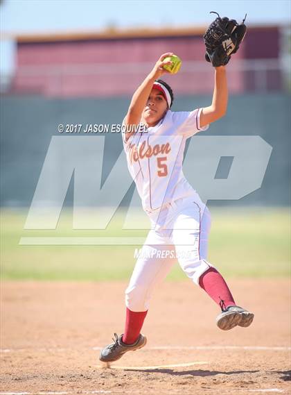 Thumbnail 1 in Wilson vs. Santa Paula (CIF SS D6 Playoff) photogallery.