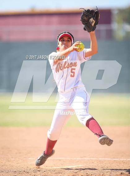 Thumbnail 2 in Wilson vs. Santa Paula (CIF SS D6 Playoff) photogallery.