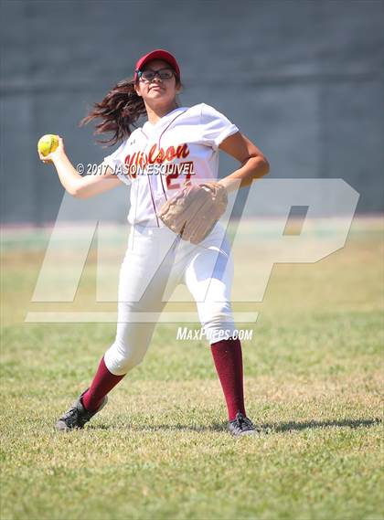 Thumbnail 3 in Wilson vs. Santa Paula (CIF SS D6 Playoff) photogallery.