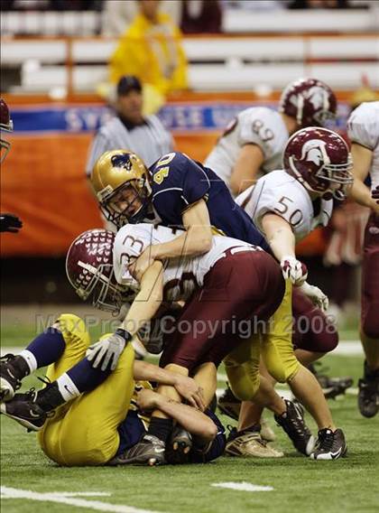 Thumbnail 2 in Burnt Hills-Ballston Lake vs Sweet Home (NYSPHSAA Class A Final) photogallery.