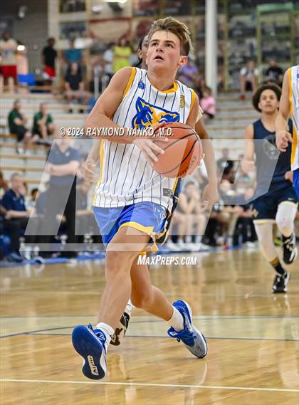 Thumbnail 1 in Cathedral vs Greenfield Central (IBCA / IHSAA Showcase)  photogallery.