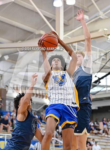 Thumbnail 3 in Cathedral vs Greenfield Central (IBCA / IHSAA Showcase)  photogallery.