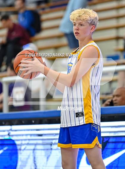 Thumbnail 2 in Cathedral vs Greenfield Central (IBCA / IHSAA Showcase)  photogallery.