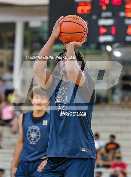 Thumbnail 2 in Cathedral vs Greenfield Central (IBCA / IHSAA Showcase)  photogallery.