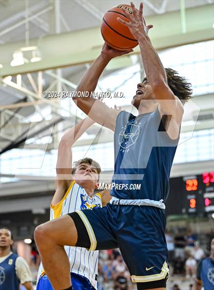 Thumbnail 1 in Cathedral vs Greenfield Central (IBCA / IHSAA Showcase)  photogallery.