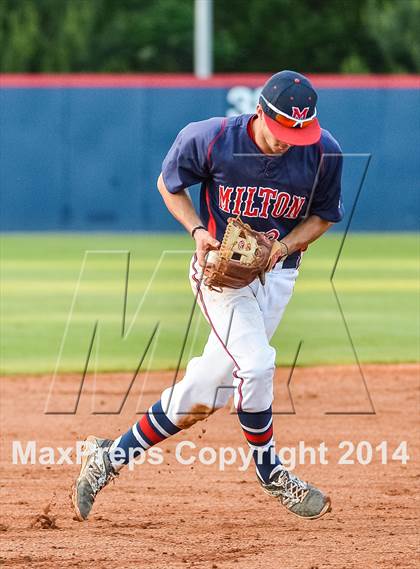 Thumbnail 2 in Johns Creek vs. Milton (GHSA Round 4 Playoff) photogallery.