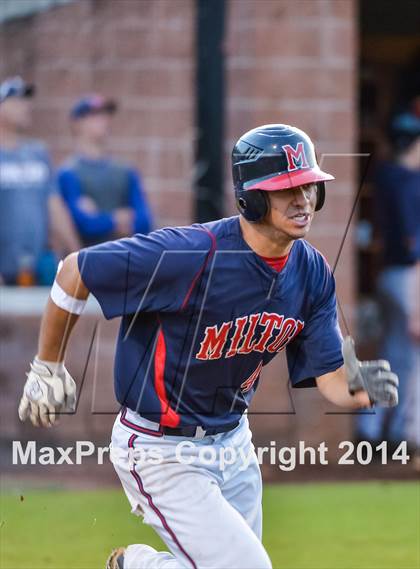 Thumbnail 1 in Johns Creek vs. Milton (GHSA Round 4 Playoff) photogallery.