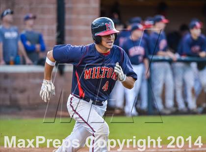 Thumbnail 2 in Johns Creek vs. Milton (GHSA Round 4 Playoff) photogallery.