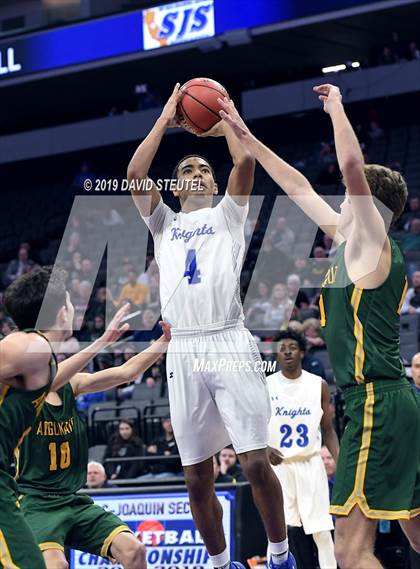 Thumbnail 1 in Argonaut vs. Brookside Christian (CIF SJS D5 Final) photogallery.