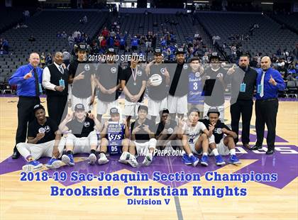 Thumbnail 1 in Argonaut vs. Brookside Christian (CIF SJS D5 Final) photogallery.