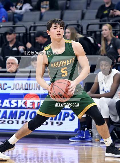 Thumbnail 1 in Argonaut vs. Brookside Christian (CIF SJS D5 Final) photogallery.