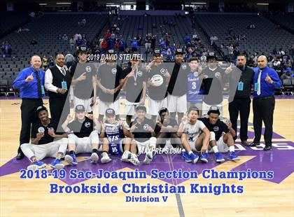 Thumbnail 2 in Argonaut vs. Brookside Christian (CIF SJS D5 Final) photogallery.