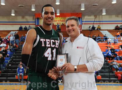 Thumbnail 3 in Huntington St. Joseph Prep vs Indianapolis Arsenal Tech (Marshall County Hoopfest) photogallery.