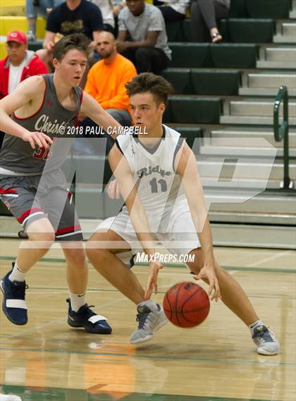 Thumbnail 2 in Mountain Ridge vs. Scottsdale Christian (Horizon Holiday Hoops Tournament) photogallery.
