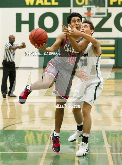 Thumbnail 3 in Mountain Ridge vs. Scottsdale Christian (Horizon Holiday Hoops Tournament) photogallery.