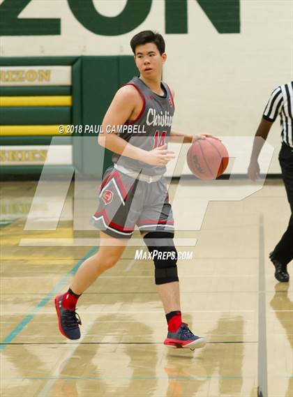 Thumbnail 1 in Mountain Ridge vs. Scottsdale Christian (Horizon Holiday Hoops Tournament) photogallery.
