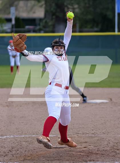 Thumbnail 2 in Owyhee vs Timberline (IHSAA 5A State Tournament) photogallery.
