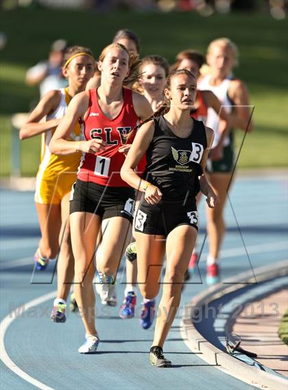 Thumbnail 2 in CIF State Track & Field Championships (Girls 1600m) photogallery.