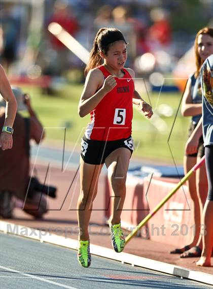 Thumbnail 2 in CIF State Track & Field Championships (Girls 1600m) photogallery.