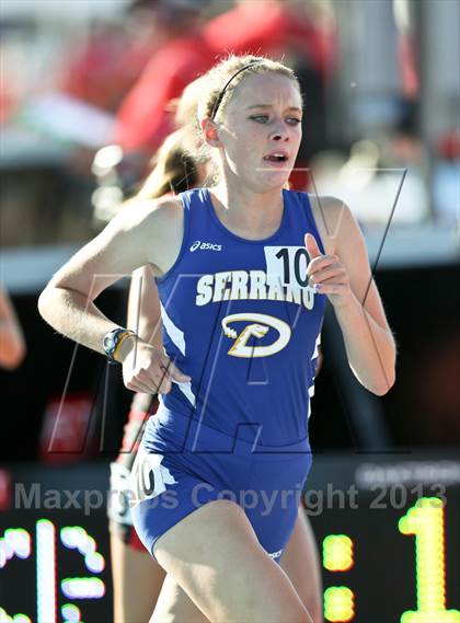 Thumbnail 1 in CIF State Track & Field Championships (Girls 1600m) photogallery.