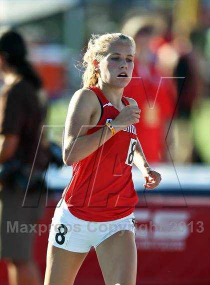 Thumbnail 1 in CIF State Track & Field Championships (Girls 1600m) photogallery.