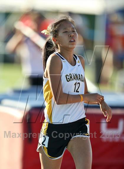 Thumbnail 2 in CIF State Track & Field Championships (Girls 1600m) photogallery.