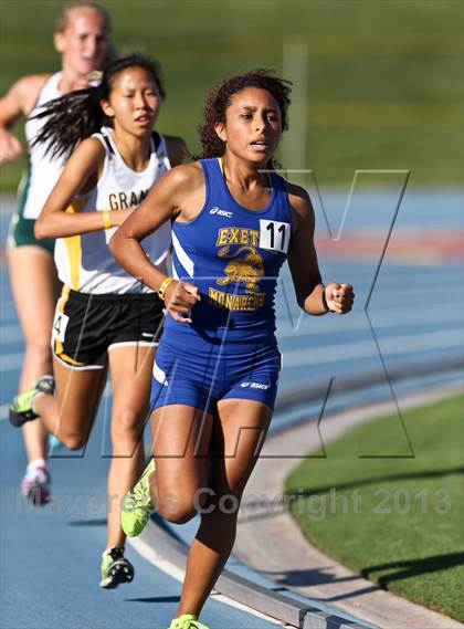 Thumbnail 1 in CIF State Track & Field Championships (Girls 1600m) photogallery.