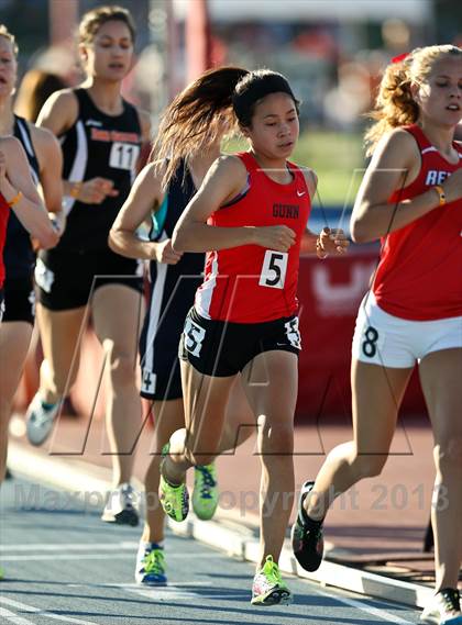 Thumbnail 3 in CIF State Track & Field Championships (Girls 1600m) photogallery.