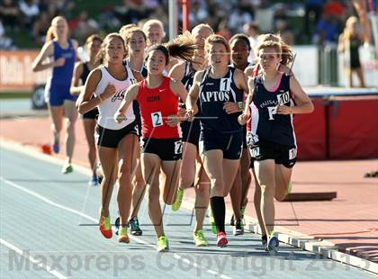 Thumbnail 2 in CIF State Track & Field Championships (Girls 1600m) photogallery.