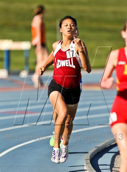 Thumbnail 1 in CIF State Track & Field Championships (Girls 1600m) photogallery.