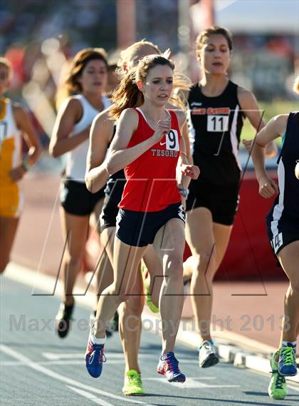 Thumbnail 1 in CIF State Track & Field Championships (Girls 1600m) photogallery.