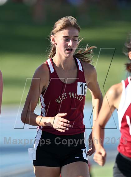 Thumbnail 3 in CIF State Track & Field Championships (Girls 1600m) photogallery.