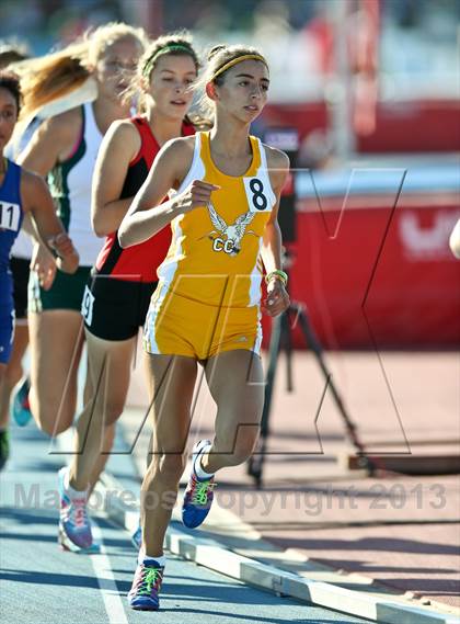 Thumbnail 3 in CIF State Track & Field Championships (Girls 1600m) photogallery.