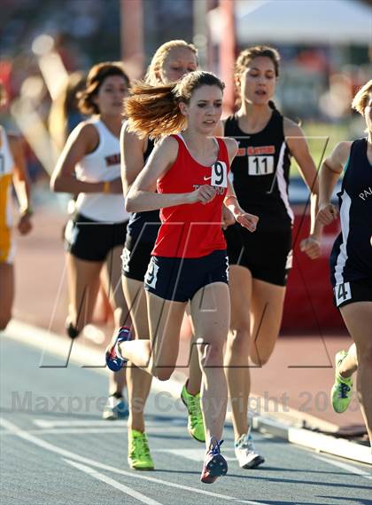 Thumbnail 2 in CIF State Track & Field Championships (Girls 1600m) photogallery.