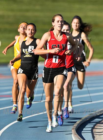 Thumbnail 1 in CIF State Track & Field Championships (Girls 1600m) photogallery.