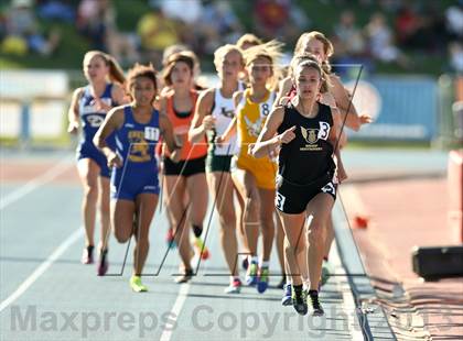Thumbnail 2 in CIF State Track & Field Championships (Girls 1600m) photogallery.