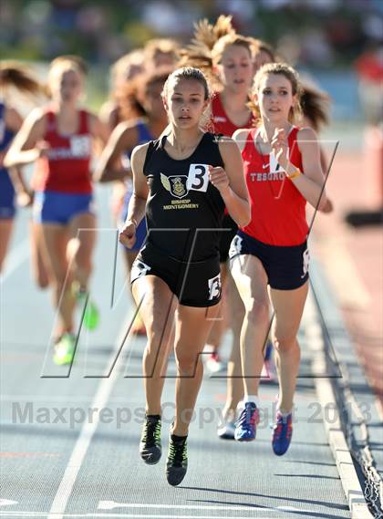 Thumbnail 1 in CIF State Track & Field Championships (Girls 1600m) photogallery.