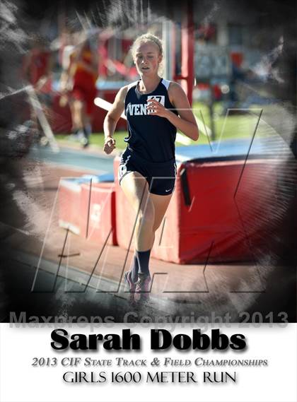 Thumbnail 2 in CIF State Track & Field Championships (Girls 1600m) photogallery.