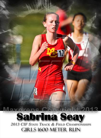 Thumbnail 3 in CIF State Track & Field Championships (Girls 1600m) photogallery.