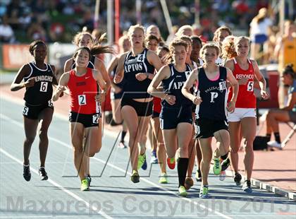 Thumbnail 3 in CIF State Track & Field Championships (Girls 1600m) photogallery.
